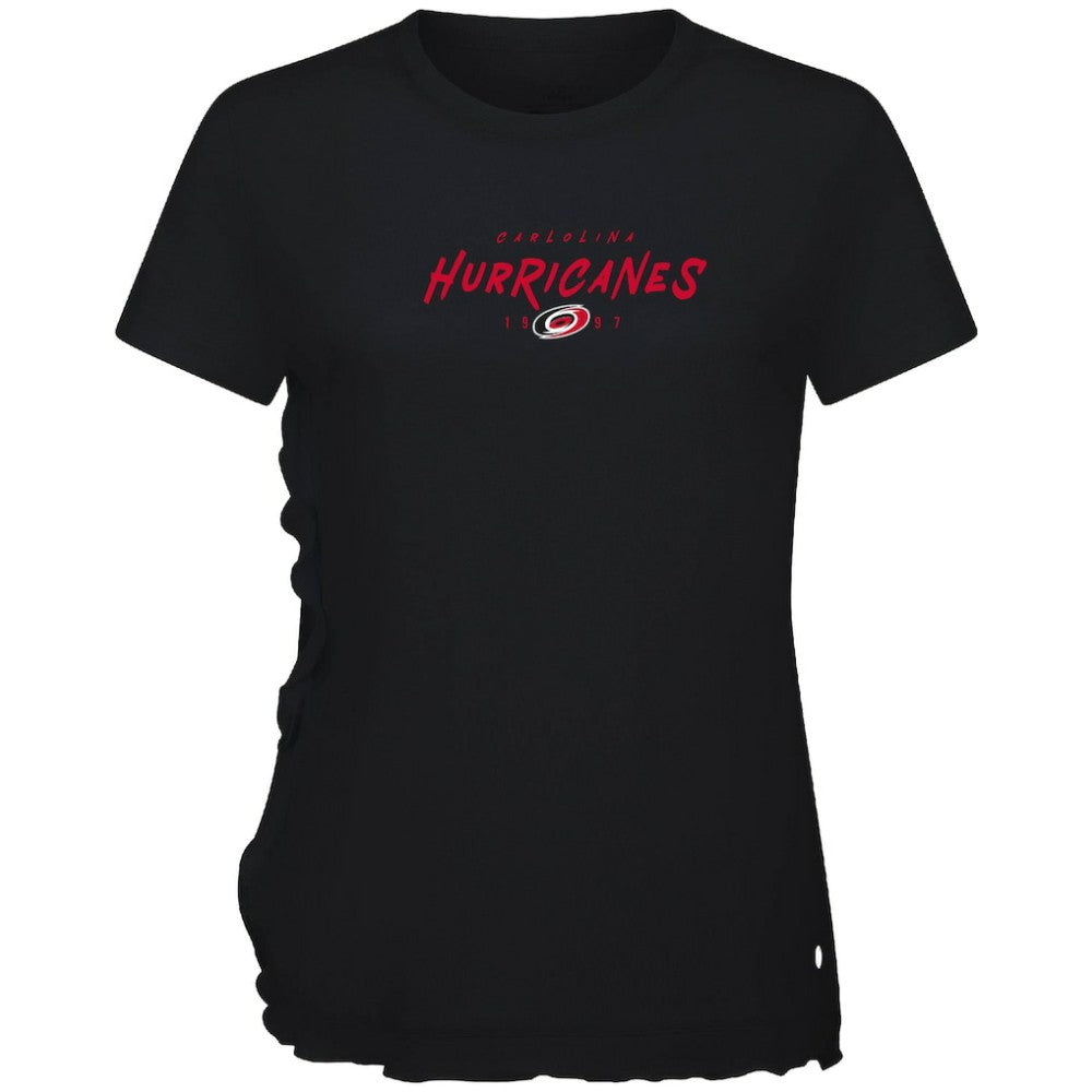 Carolina Hurricanes Levelwear Women's Airflow Scratched T-Shirt For Sale