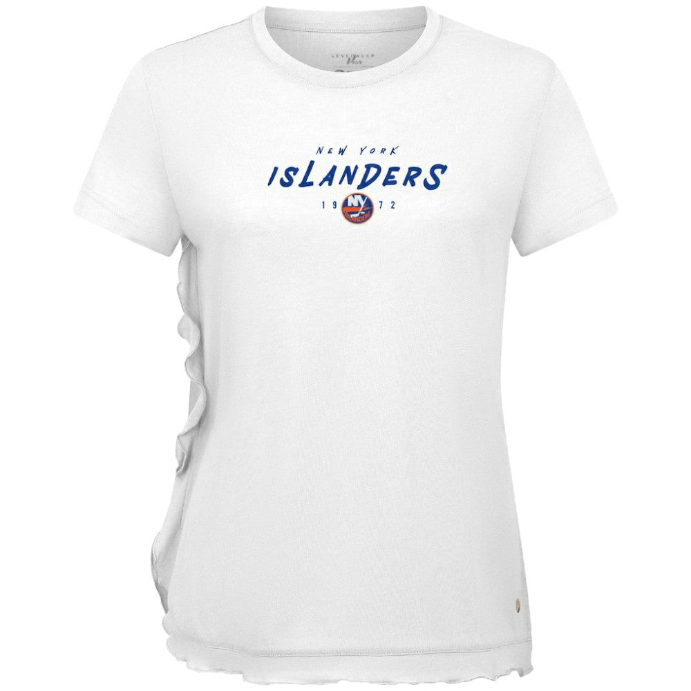 New York Islanders Levelwear Women's Airflow Scratched T-Shirt Outlet