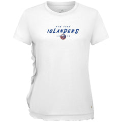 New York Islanders Levelwear Women's Airflow Scratched T-Shirt Outlet
