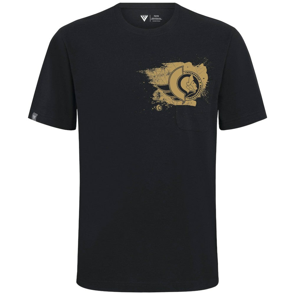 Ottawa Senators Levelwear Focal Blasted T-Shirt For Sale