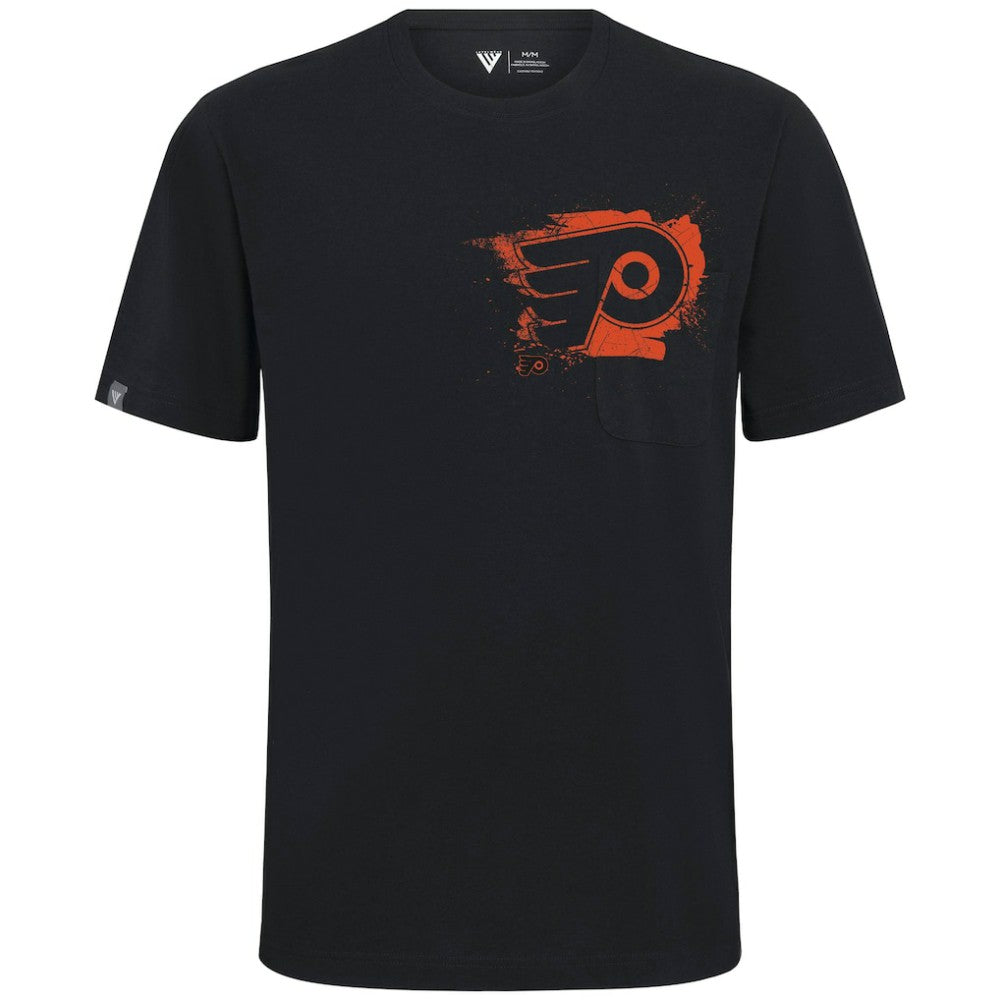 Philadelphia Flyers Levelwear Focal Blasted T-Shirt On Sale