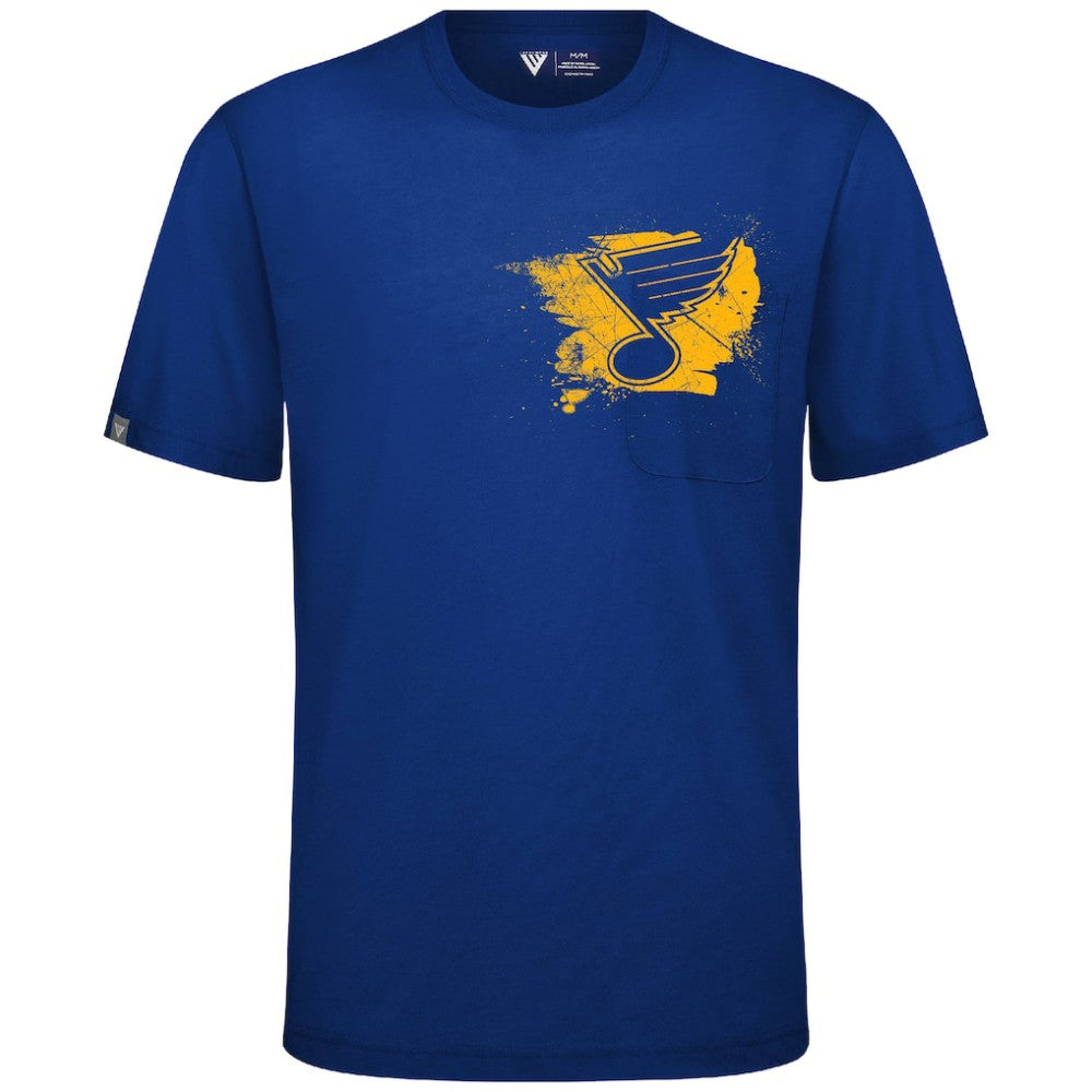 St. Louis Blues Levelwear Focal Blasted T-Shirt Discount