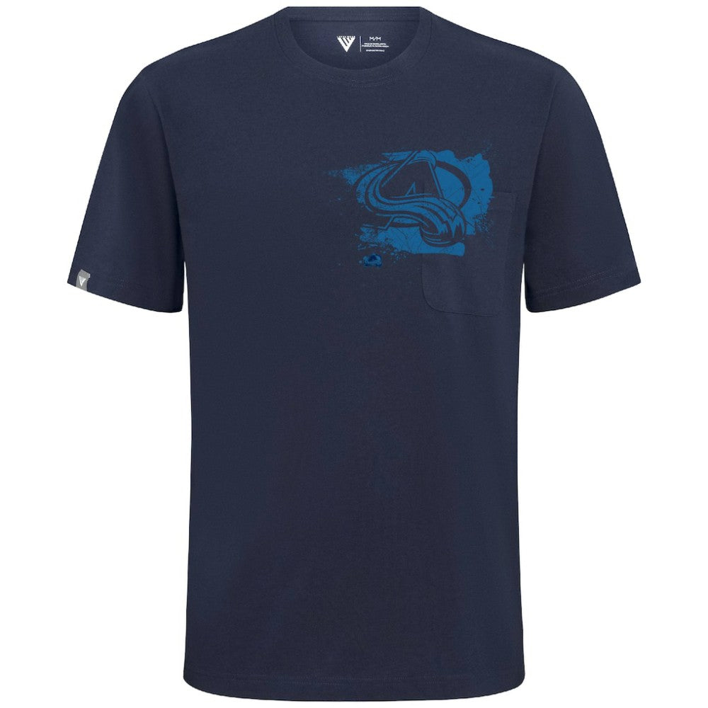 Colorado Avalanche Levelwear Focal Blasted T-Shirt Outlet