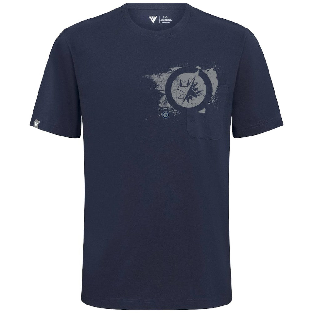Winnipeg Jets Levelwear Focal Blasted T-Shirt For Sale