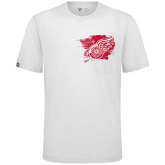 Detroit Red Wings Levelwear Focal Blasted T-Shirt On Sale