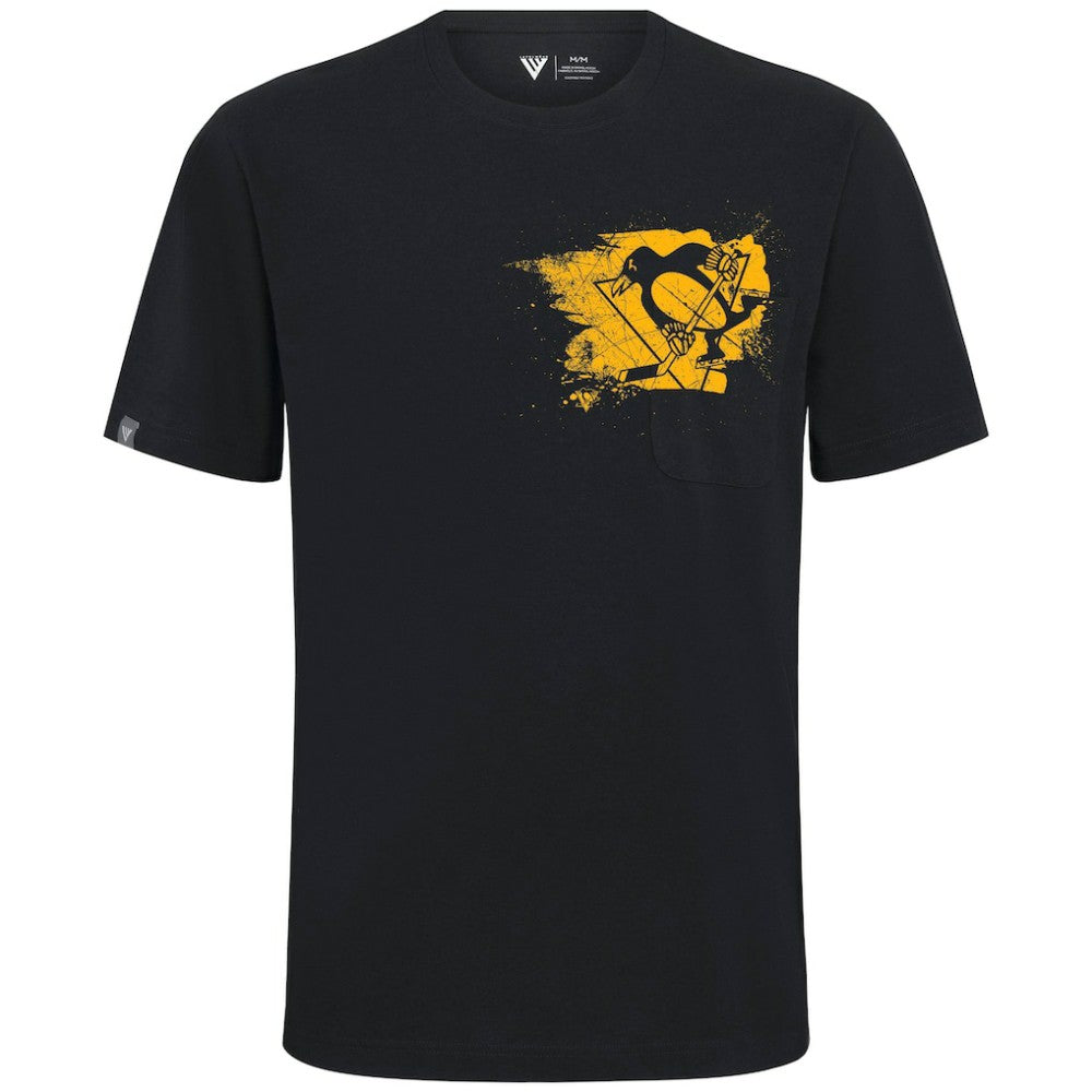 Pittsburgh Penguins Levelwear Focal Blasted T-Shirt Outlet