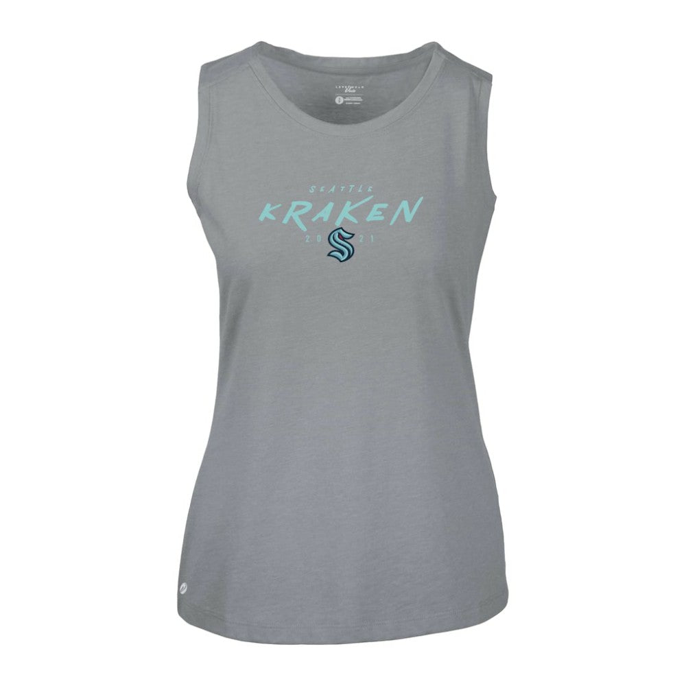 Seattle Kraken Levelwear Women's Macy Scratched Tank Top Outlet