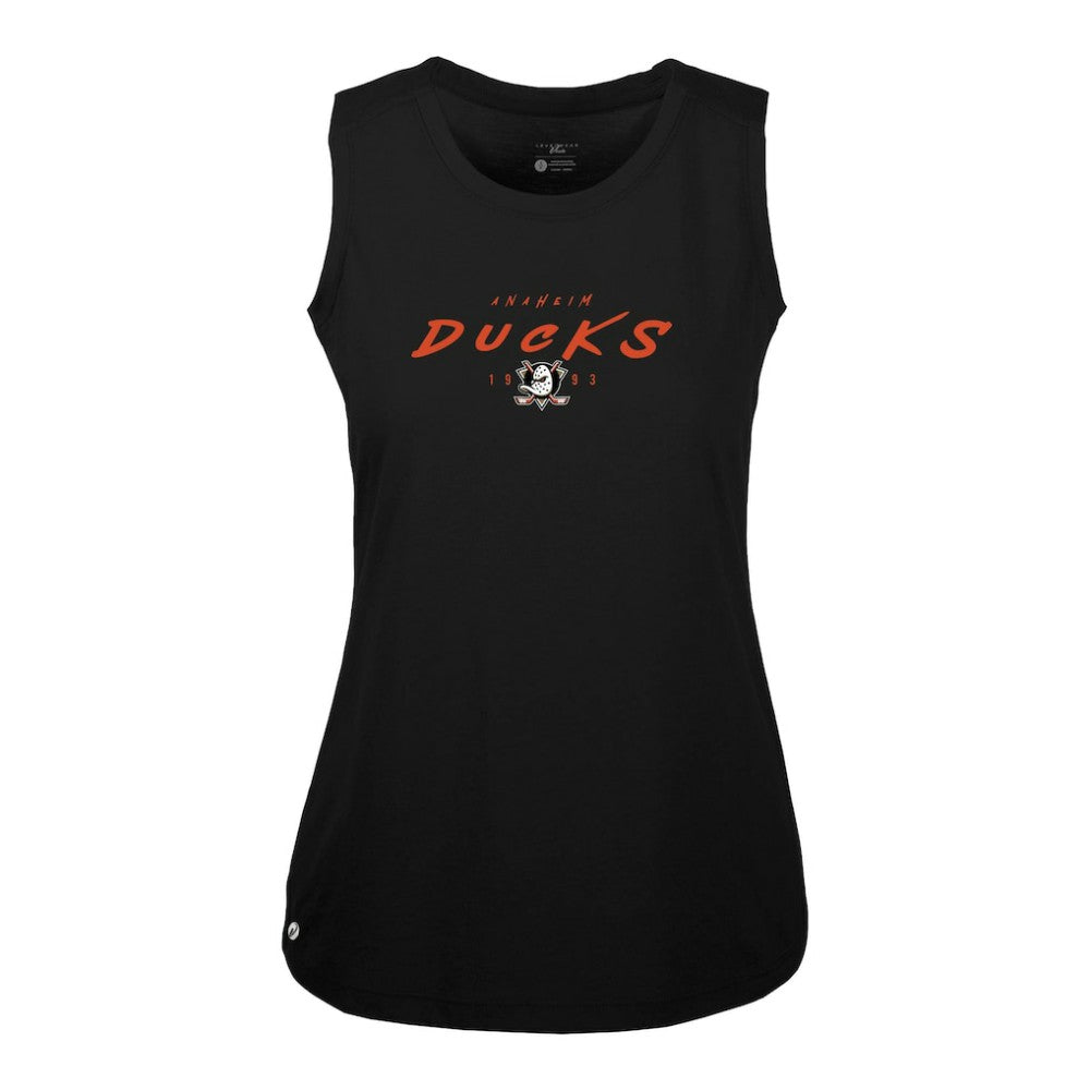 Anaheim Ducks Levelwear Women's Macy Scratched Tank Top Online