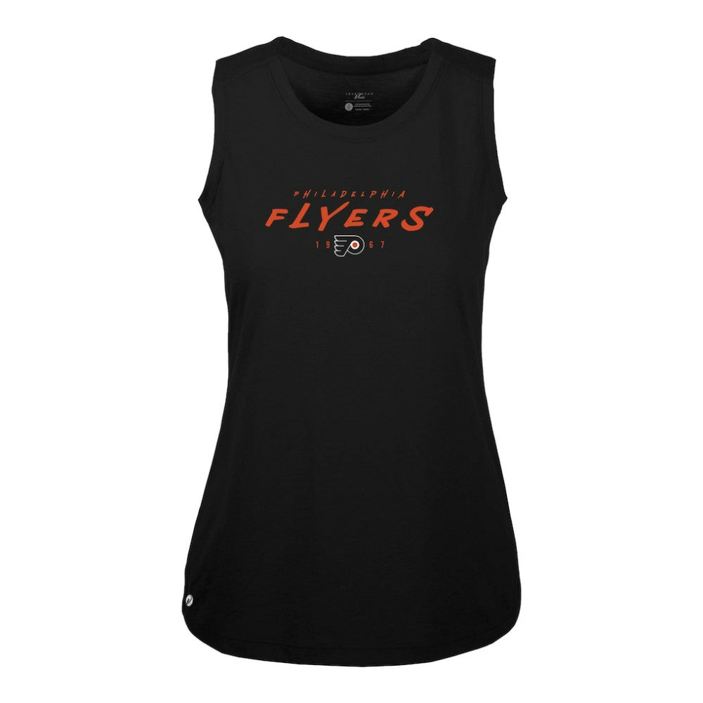 Philadelphia Flyers Levelwear Women's Macy Scratched Tank Top For Sale