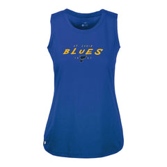 St. Louis Blues Levelwear Women's Macy Scratched Tank Top Sale