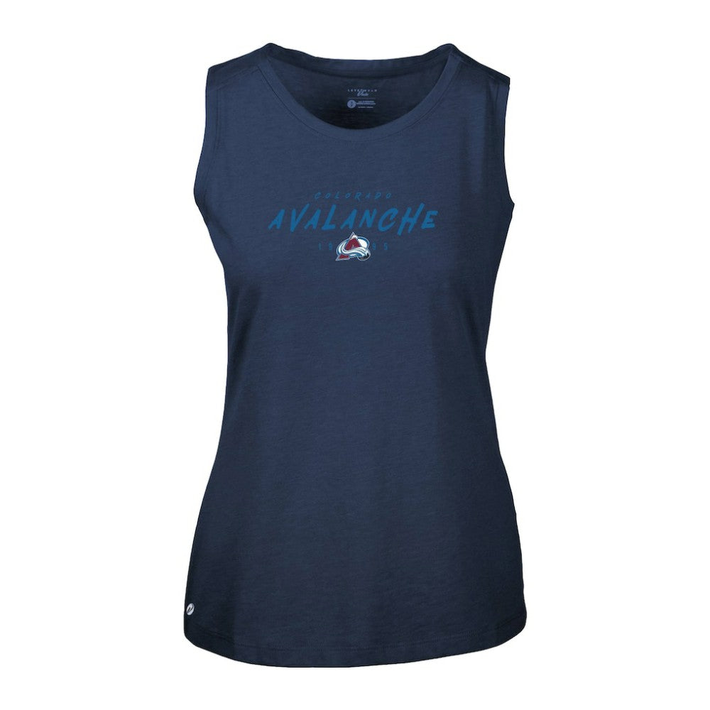 Colorado Avalanche Levelwear Women's Macy Scratched Tank Top Outlet