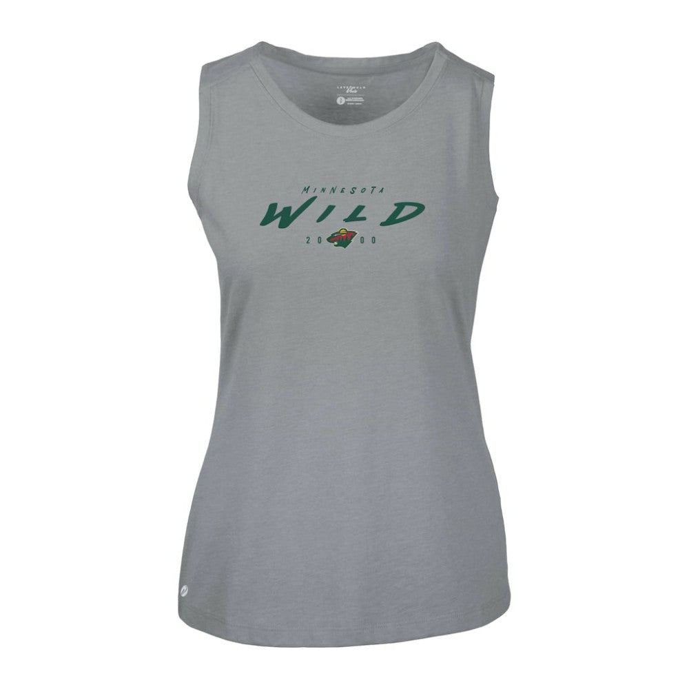 Minnesota Wild Levelwear Women's Macy Scratched Tank Top Online