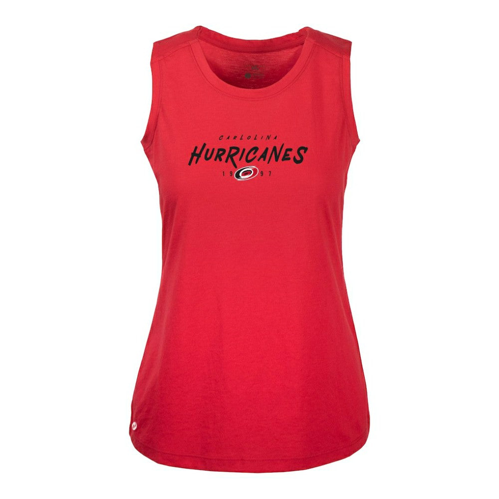 Carolina Hurricanes Levelwear Women's Macy Scratched Tank Top Online