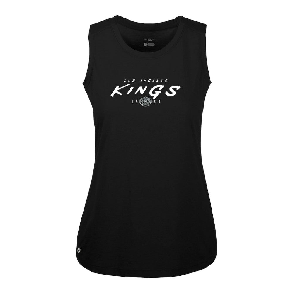 Los Angeles Kings Levelwear Women's Macy Scratched Tank Top Sale