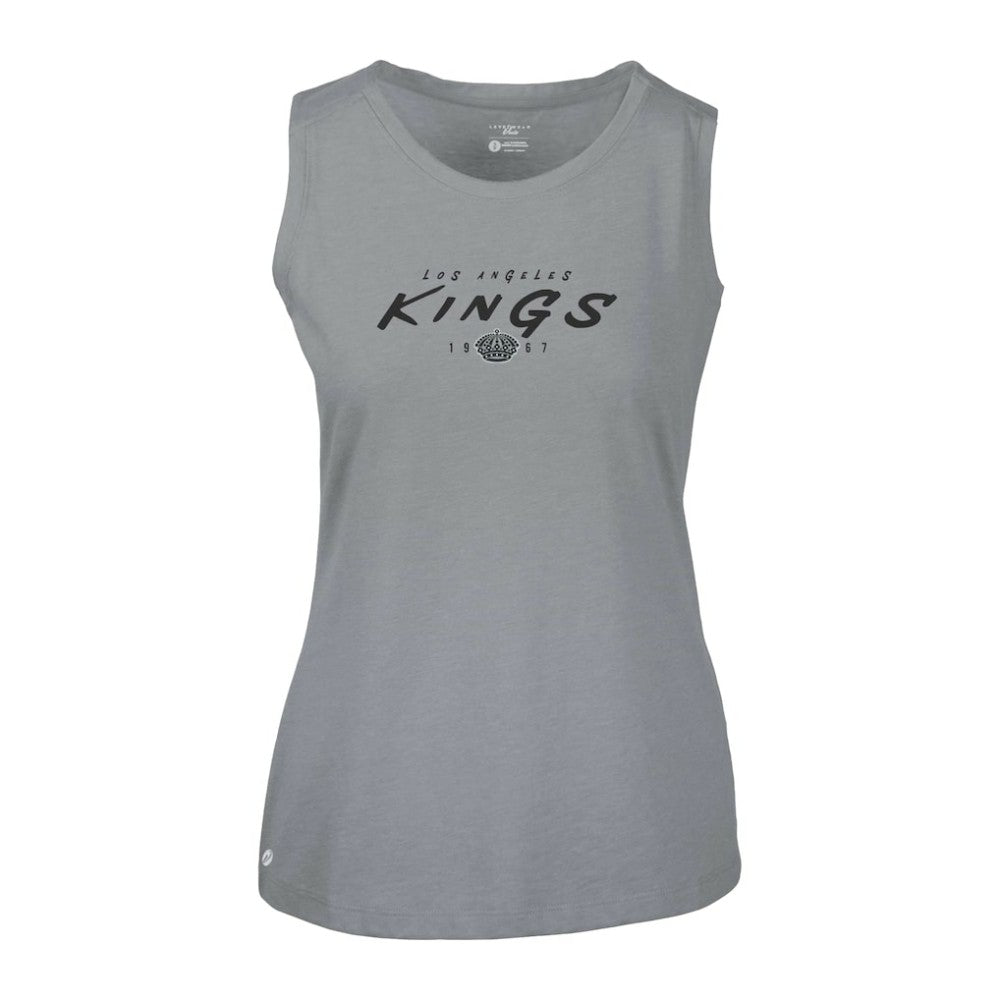Los Angeles Kings Levelwear Women's Macy Scratched Tank Top Sale