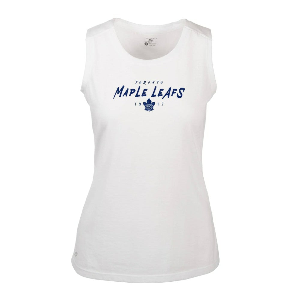 Toronto Maple Leafs Levelwear Women's Macy Scratched Tank Top Discount