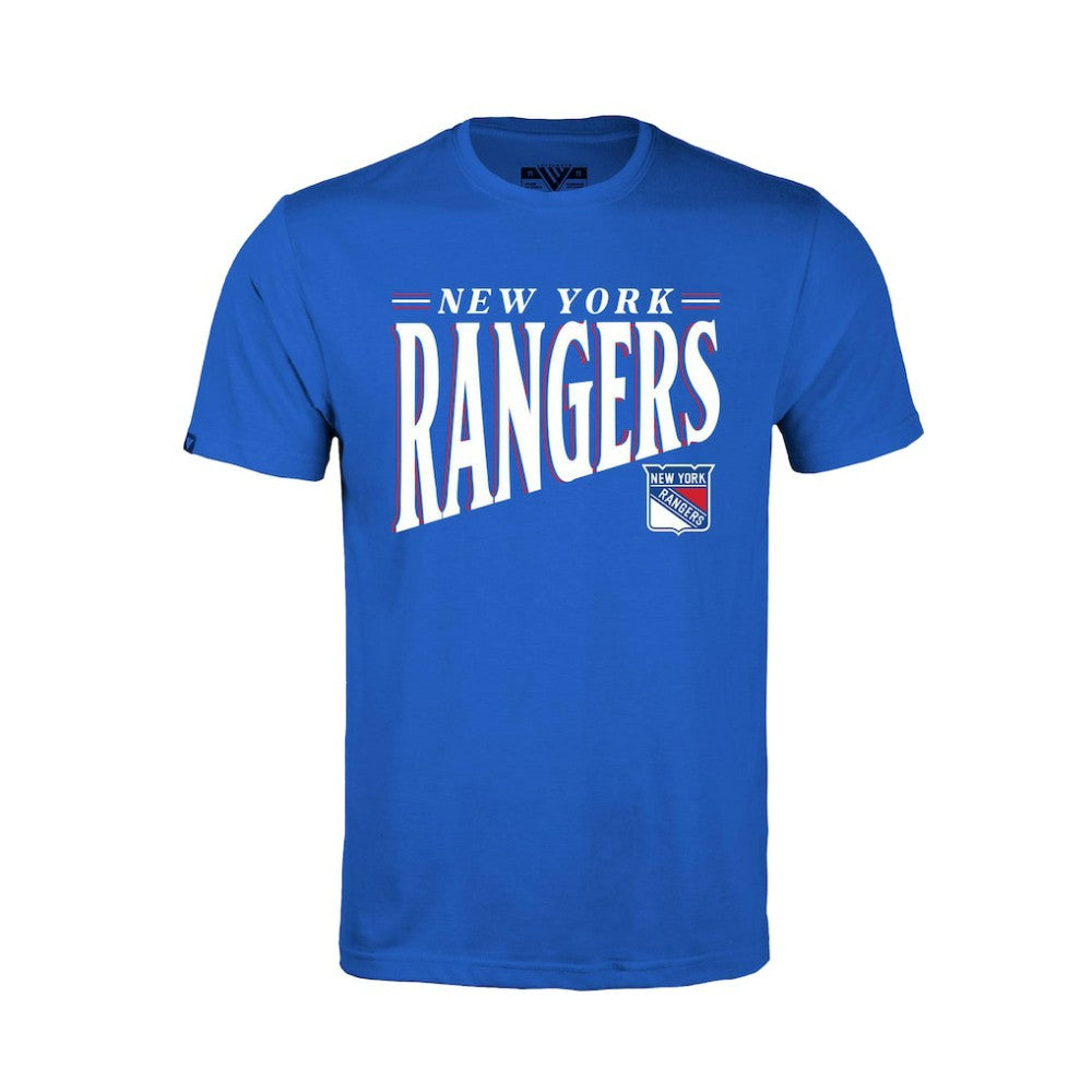 New York Rangers Levelwear Youth Little Richmond Tally T-Shirt Outlet