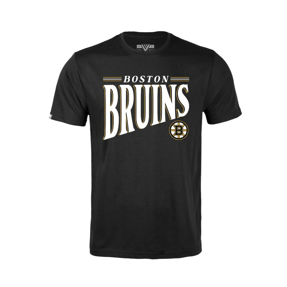 Boston Bruins Levelwear Youth Little Richmond Tally T-Shirt Outlet