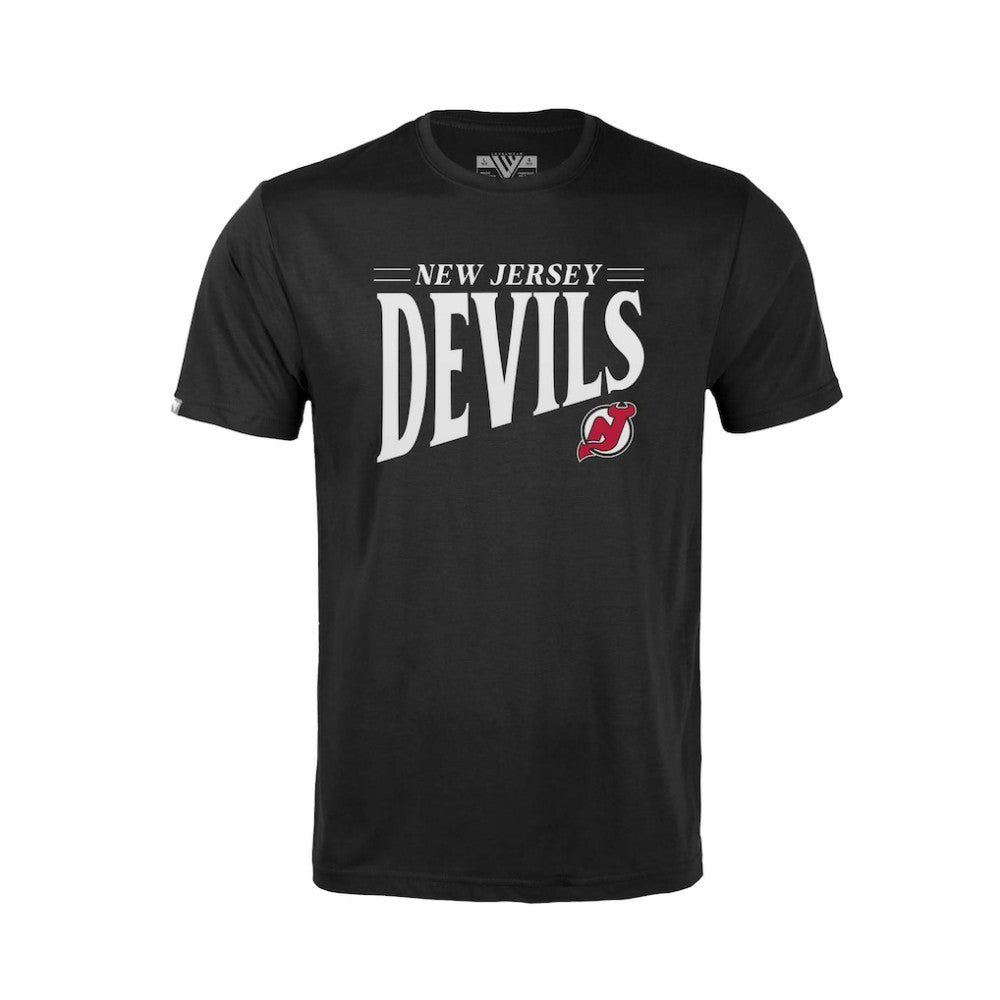 New Jersey Devils Levelwear Youth Little Richmond Tally T-Shirt Outlet