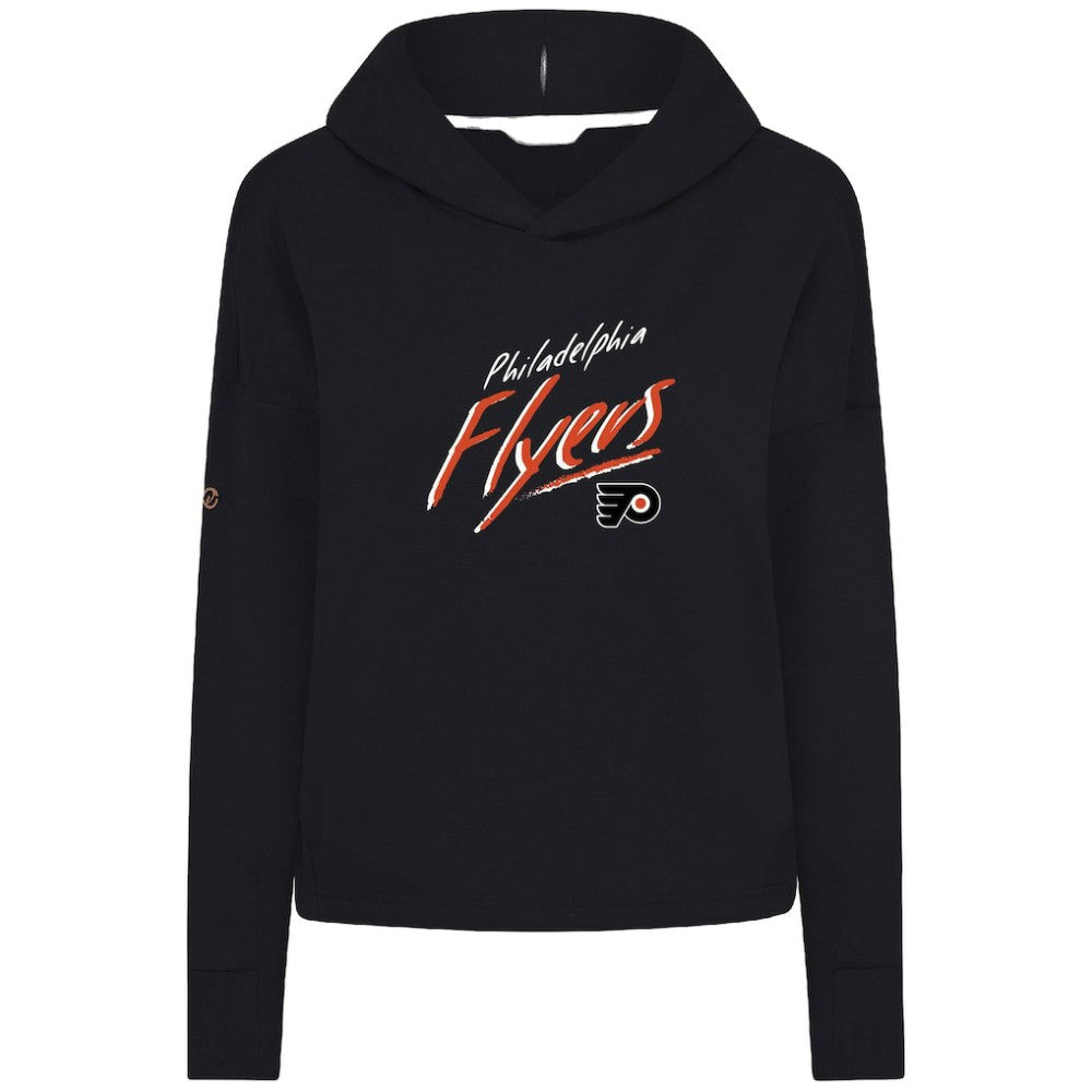 Philadelphia Flyers Levelwear Women's Sweet Sizzle Tri-Blend Cropped Pullover Hoodie Online