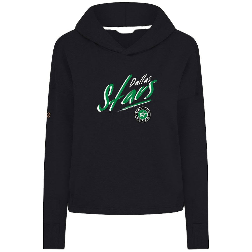 Dallas Stars Levelwear Women's Sweet Sizzle Tri-Blend Cropped Pullover Hoodie Discount