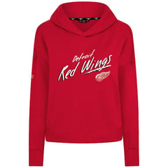 Detroit Red Wings Levelwear Women's Sweet Sizzle Tri-Blend Cropped Pullover Hoodie Sale