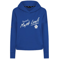 Toronto Maple Leafs Levelwear Women's Sweet Sizzle Tri-Blend Cropped Pullover Hoodie Outlet