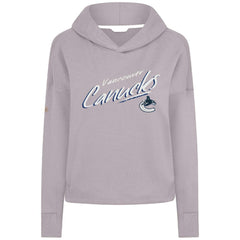 Vancouver Canucks Levelwear Women's Sweet Sizzle Tri-Blend Cropped Pullover Hoodie Discount