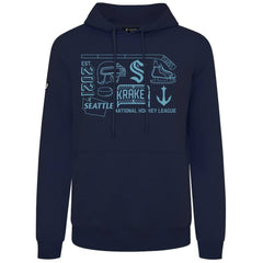 Seattle Kraken Levelwear Podium Campaign Pullover Hoodie Outlet