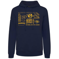 Nashville Predators Levelwear Podium Campaign Pullover Hoodie For Sale