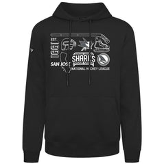 San Jose Sharks Levelwear Podium Campaign Pullover Hoodie Online