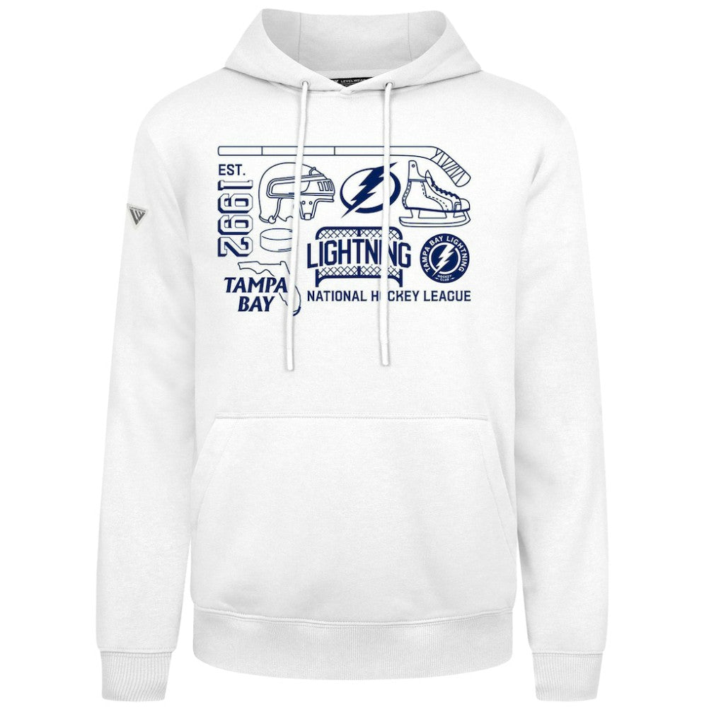 Tampa Bay Lightning Levelwear Podium Campaign Pullover Hoodie Outlet