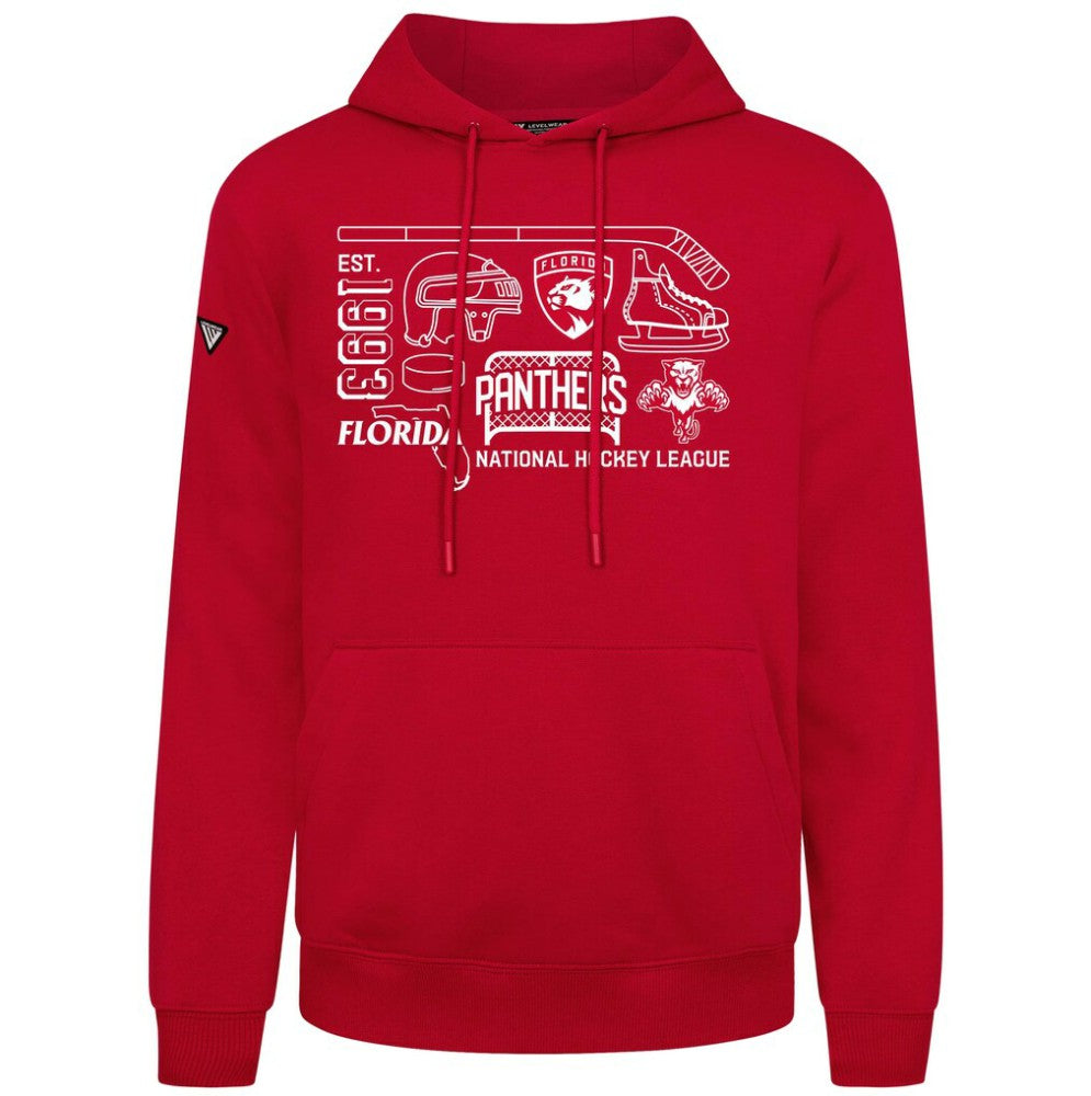 Florida Panthers Levelwear Podium Campaign Pullover Hoodie Outlet