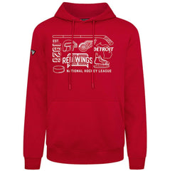 Detroit Red Wings Levelwear Podium Campaign Pullover Hoodie Online