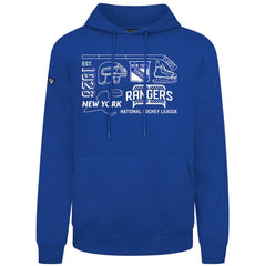 New York Rangers Levelwear Podium Campaign Pullover Hoodie On Sale