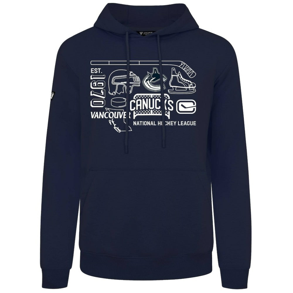 Vancouver Canucks Levelwear Podium Campaign Pullover Hoodie Online