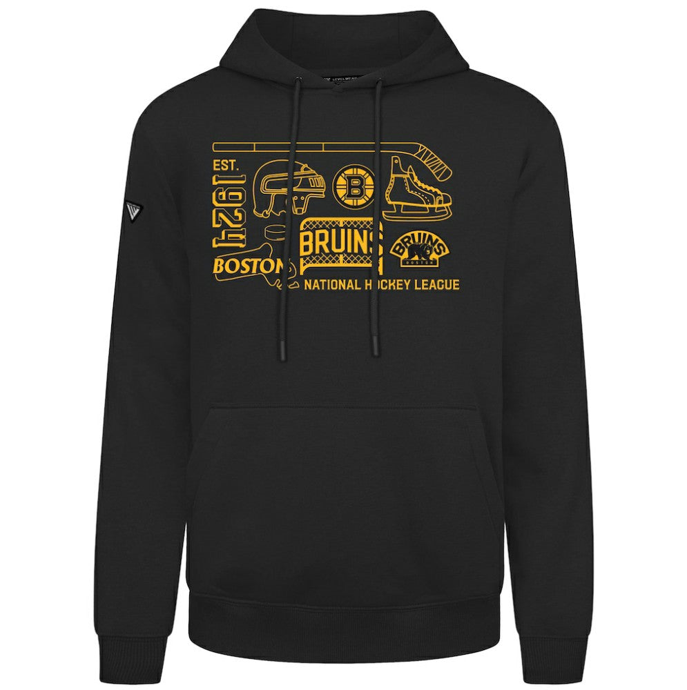 Boston Bruins Levelwear Podium Campaign Pullover Hoodie On Sale