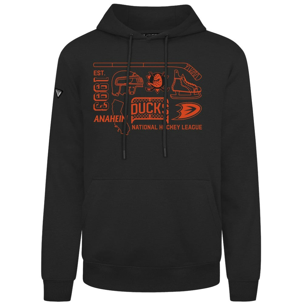 Anaheim Ducks Levelwear Podium Campaign Pullover Hoodie Online
