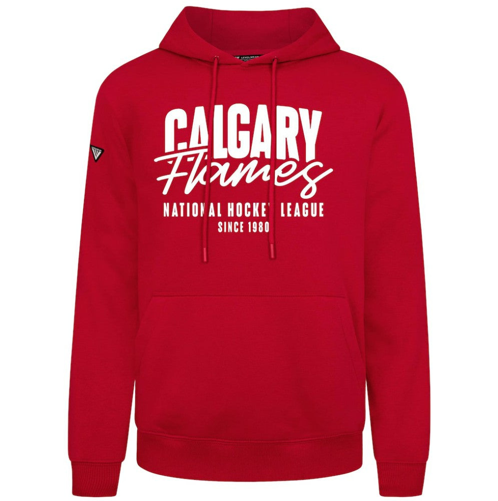Calgary Flames Levelwear Podium Response Pullover Hoodie Sale
