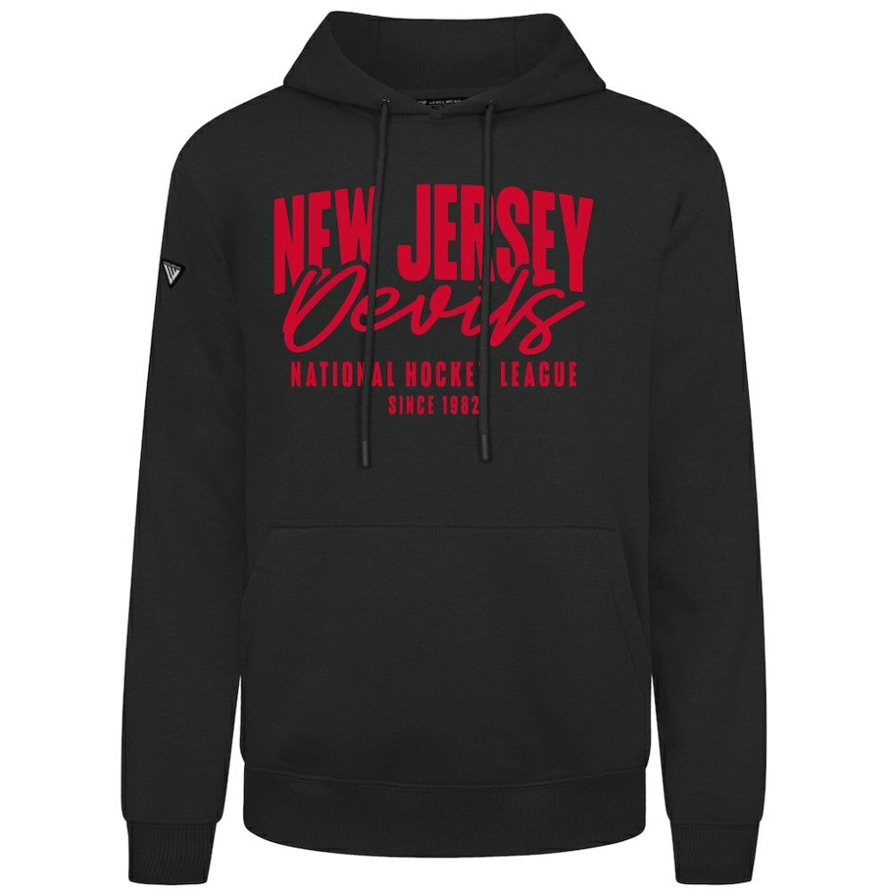 New Jersey Devils Levelwear Podium Response Pullover Hoodie On Sale