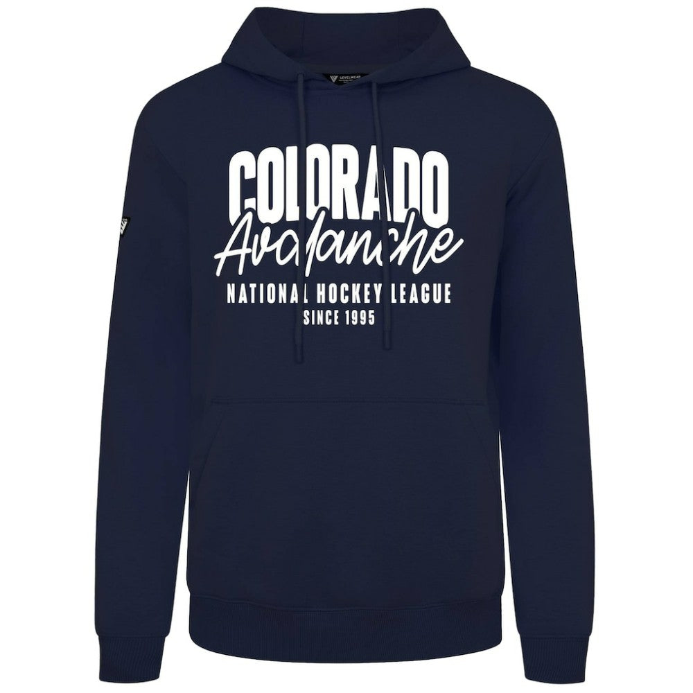 Colorado Avalanche Levelwear Podium Response Pullover Hoodie Outlet