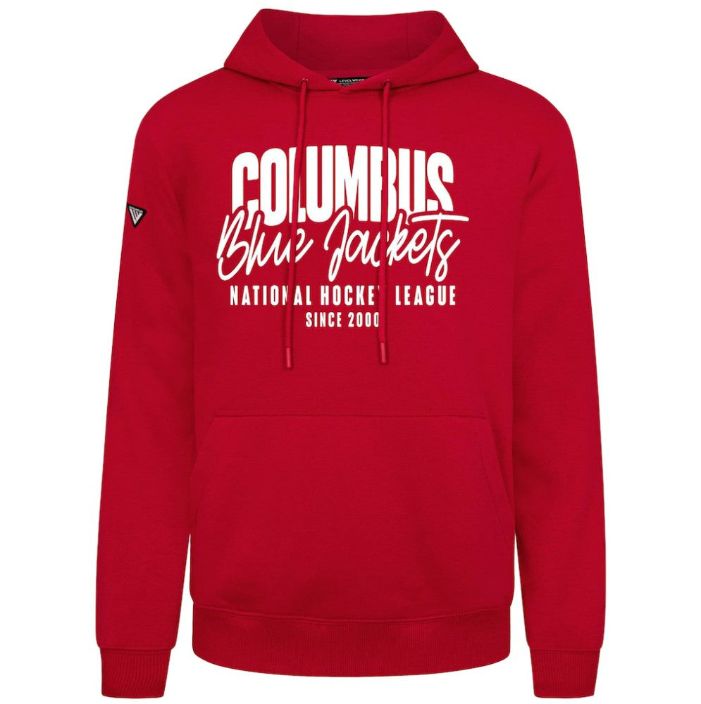 Columbus Blue Jackets Levelwear Podium Response Pullover Hoodie Outlet