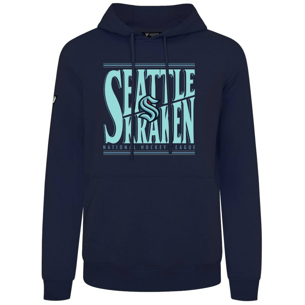 Seattle Kraken Levelwear Podium Powerhouse Pullover Hoodie For Sale