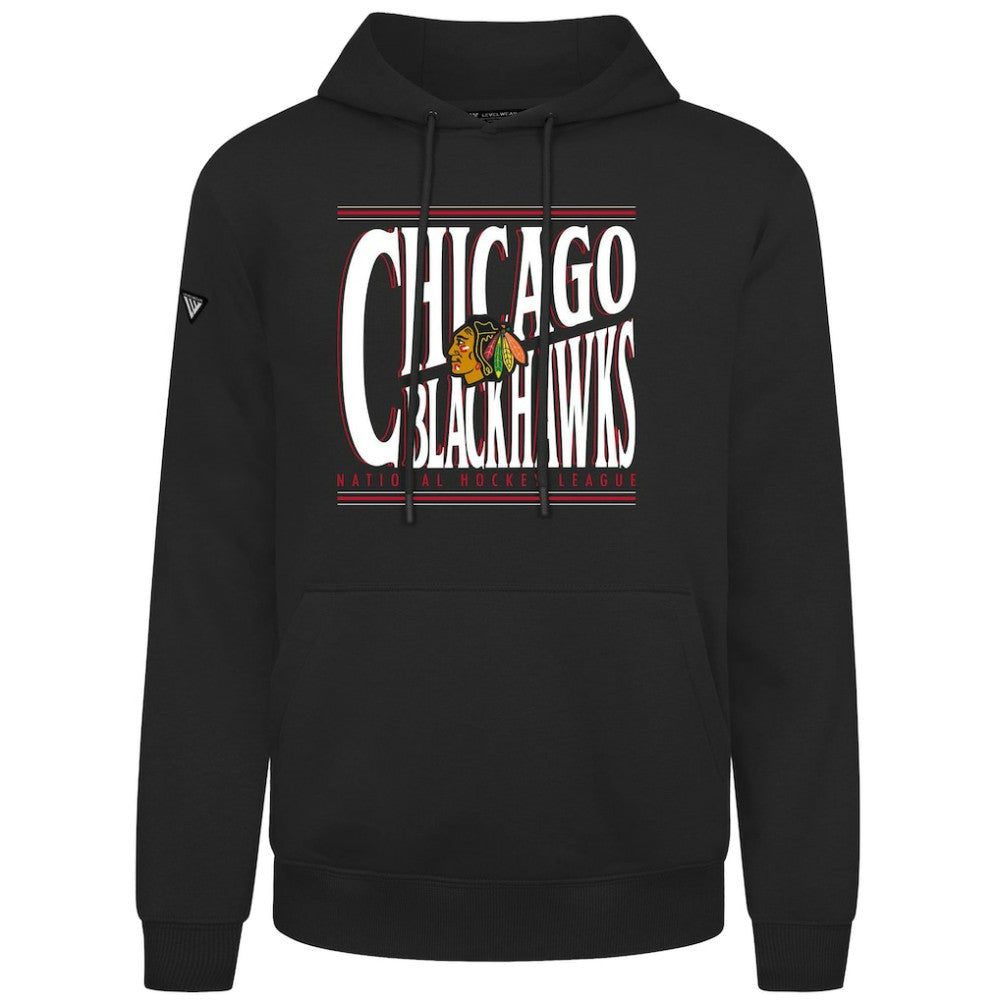 Chicago Blackhawks Levelwear Podium Powerhouse Pullover Hoodie Online