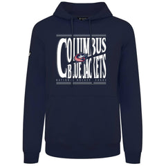 Columbus Blue Jackets Levelwear Podium Powerhouse Pullover Hoodie Outlet