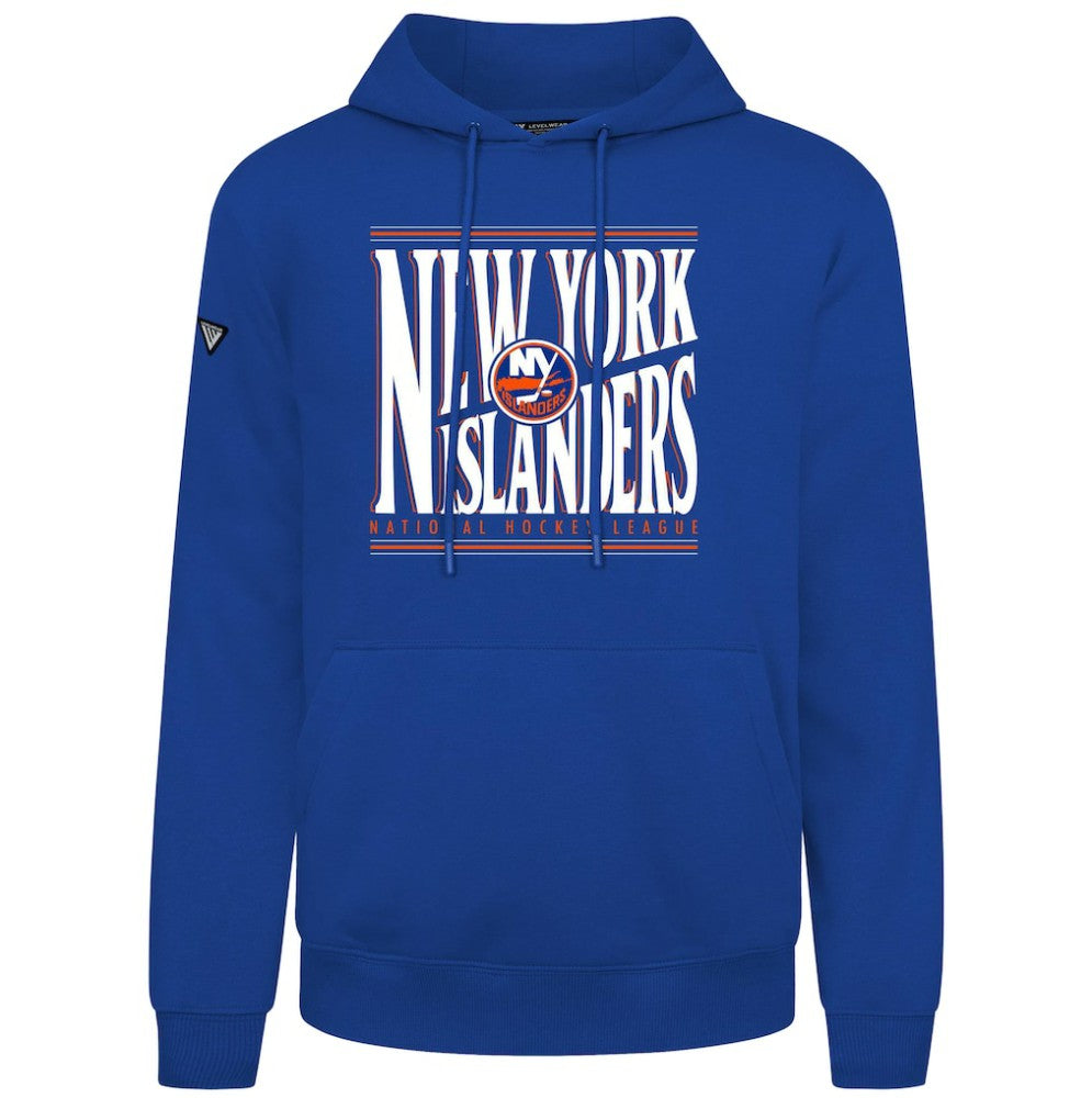 New York Islanders Levelwear Podium Powerhouse Pullover Hoodie For Sale