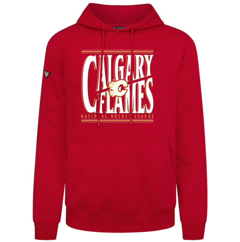 Calgary Flames Levelwear Podium Powerhouse Pullover Hoodie Online