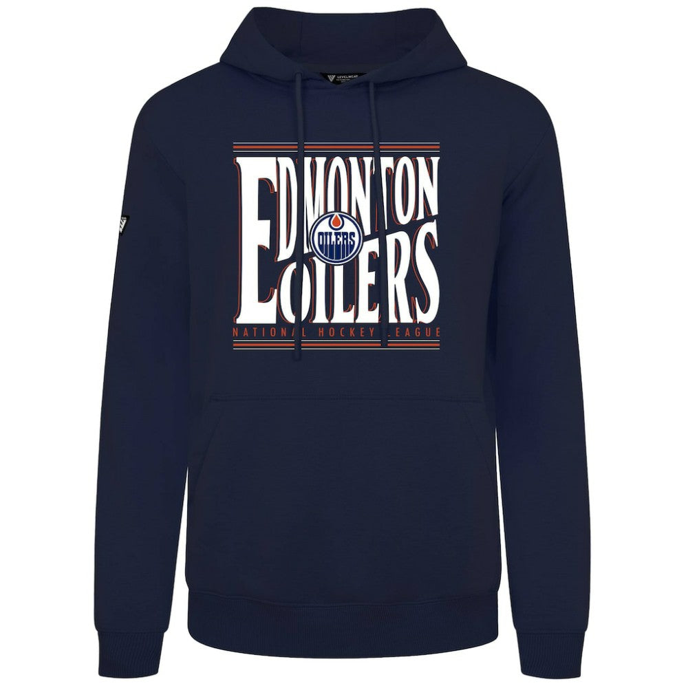 Edmonton Oilers Levelwear Podium Powerhouse Pullover Hoodie On Sale
