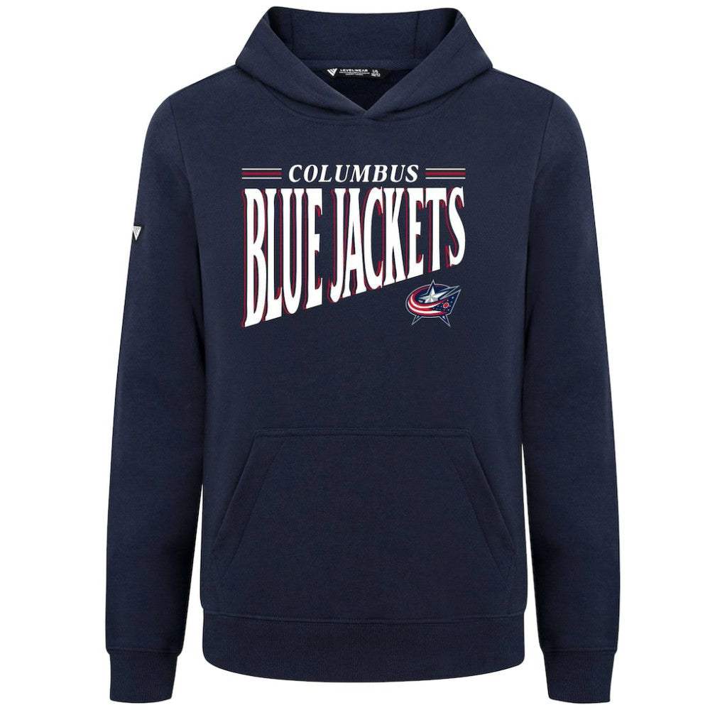Columbus Blue Jackets Levelwear Youth Jr Podium Tally Pullover Hoodie Online