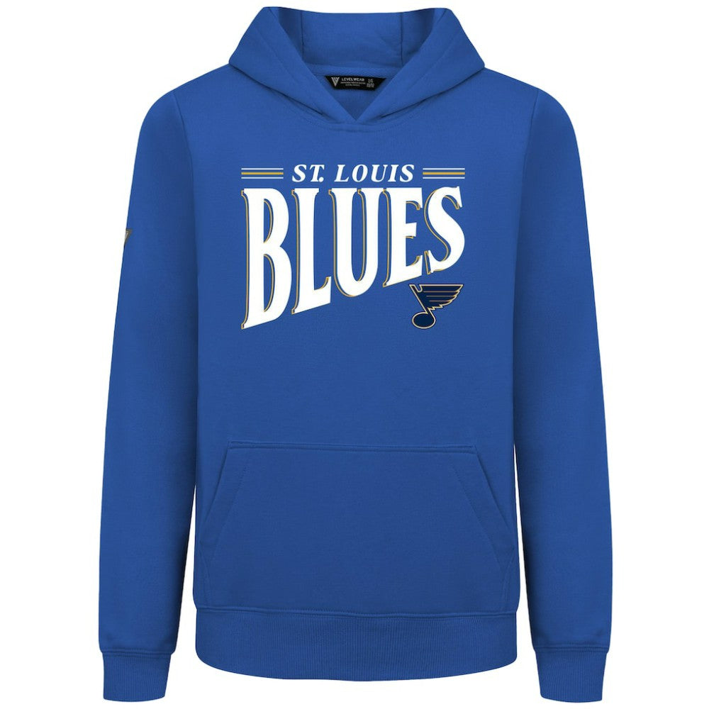 St. Louis Blues Levelwear Youth Jr Podium Tally Pullover Hoodie Online
